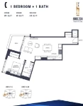 Horizon 21 Plan C 1 bed + 1 bath