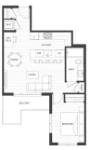 Autograph Plan A2 1 bed+1 bath