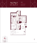 5656 Balaclava Plan A5 1 bed+1 bath