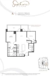Sophora at the park Plan A 2 bed+2 bath