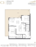 Eminence at Knox Mountain Plan C3 2 bed+2 bath