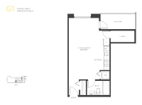 VIVA Plan G1 Studio+1 bath