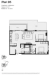 Format Plan D5 2 bed+2 bath