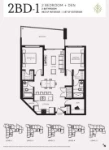 Natura on Forest’s Edge Plan 2BD-1 2 bed+DEN+2 bath