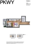 Parkway 1 - Aspect Plan A Studio+1 bath