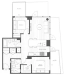 Luxe Lansdowne Plan B7E 2 bed+ 2 bath