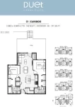 Duet Plan C1 2 bed+2 bath