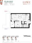 Lupine Walk Plan WA2 1 bed+1 bath
