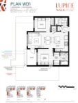 Lupine Walk Plan WD1 2 bed+2 bath
