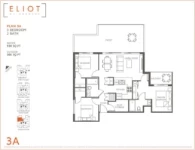Eliot Plan 3A 3 bed+2 bath