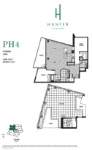 Hunter at Lynn Creek Plan PH4 2 bed+2 bath