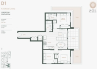Sol Plan D1 3 bed+2 bath