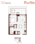 Harlin Plan A1 1 bed+1 bath