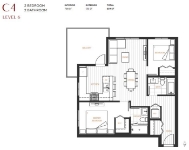 Pura Plan C4-2 2 bed+2 bath