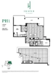 Hunter at Lynn Creek Plan PH1 2 bed+2