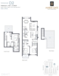 Amber Gate Plan D2 3 bed+DEN+2