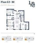 Linc Plan C2-M 3 bed+DEN+2 bath