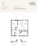 Park & Maven Plan F4 JR 2 bed+1 bath