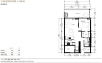 One Bear Mountain Plan D 1 bed+DEN