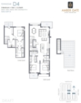 Amber Gate Plan D4 3 bed+DEN+2