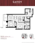Savoy Plan J 2 bed+DEN
