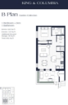 King & Columbia - Phase 2 Plan B 1 bed+DEN