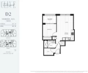 Clive at Collingwood Plan D2 1 bed+FLex+1 bath