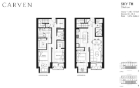 Carven Plan SKY TH 3 bed+3 bath