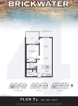 Brickwater Phase 4 Plan-T4-1-bed+1-bath