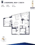 Horizon 21 Plan M 2 bed + DEN + 2 bath