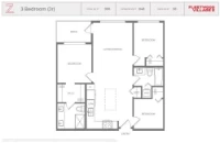 Fleetwood Village Condos II Plan Z 3 bed+2 bath