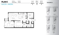 Hayer Town Centre Plan C(Building2) 1 bed+DEN+1 bath