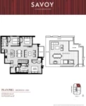 Savoy Plan PH2 3 bed+DEN