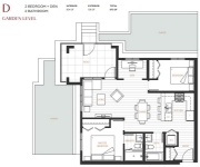 Pura Plan D 2 bed+DEN+2 bath