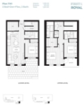 First and Royal Plan TH1 3 bed+DEN+Flex+3 bath