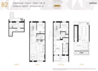 Oakhaus Plan B2 3 bed+3 bath