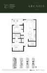 Arcadia Plan G 2 Bedroom 2 Bathroom