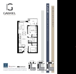 Gabriel Plan B1 JR. 2 Bed + 1 Bath