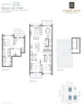 Amber Gate Plan D3 3 bed+DEN+2