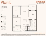 Chroma Plan L 2 bed+2 bath+Flex