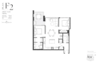 Smith and Farrow Plan F2 2 bed + FLEX + 2 bath