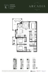 Arcadia Plan K 3 Bedroom 2 Bathroom