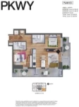 Parkway 1 - Aspect Plan E3 2 bed+2 bath