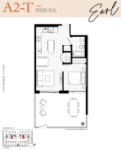 Earl Plan A2-T 1 bed+1 bath