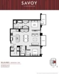 Savoy Plan PH3 2 bed+DEN