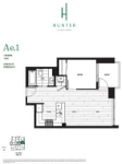 Hunter at Lynn Creek Plan Ae1 1 bed+1 bath