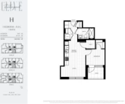 Clive at Collingwood Plan H 1 bed+FLex+1 bath