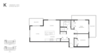 VIVA Plan K 2 bed+1 bath