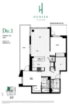 Hunter at Lynn Creek Plan De1 2 bed+DEN+2 bath