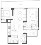 Luxe Lansdowne Plan B9 2 bed+DEN+ 2 bath